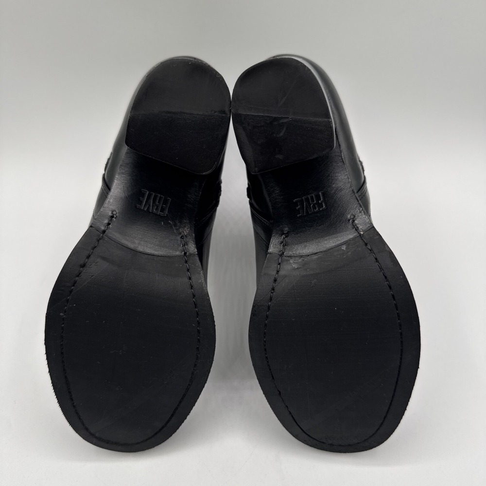 Frye Addie Double Zip Bootie Women's‎ Size 7 Black Leather - Picture 14 of 15